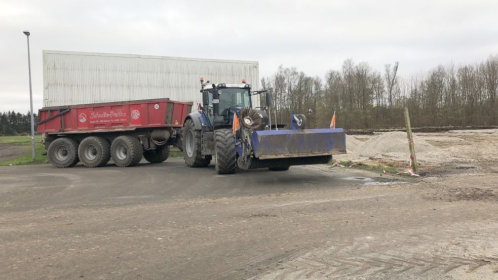 Die Fahrbahn im früheren Motodrom ist weg. Foto: Fertig