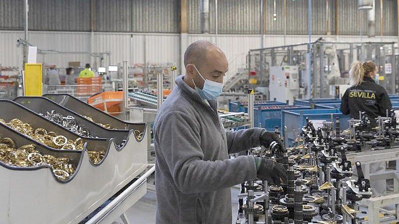 Produktion in einem Renault-Werk in Spanien. Foto: María José López/EUROPA PRESS/dpa