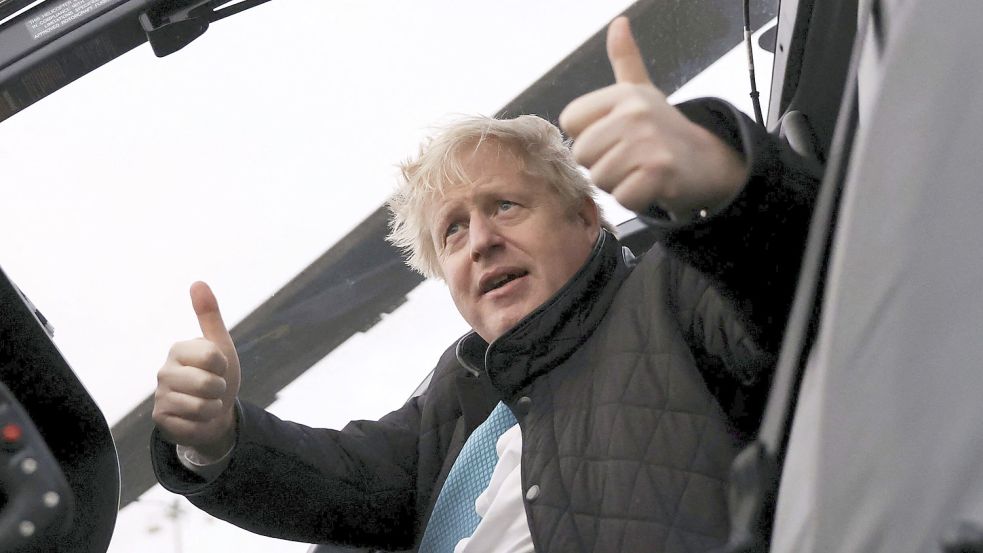 Der britische Premierminister Boris Johnson steht wegen seiner Partys in der Kritik. Das kann mit dem deutschen Regierungschef so leicht nicht passieren. Foto: DPA