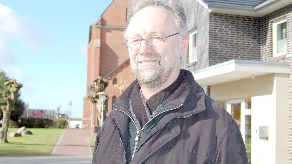 Pfarrer Ludger Fischer von der Kirchengemeinde St. Jakobus Saterland hält Wahrhaftigkeit für den einzig gangbaren Weg, den die katholische Kirche einschlagen müsse. Foto: Fertig