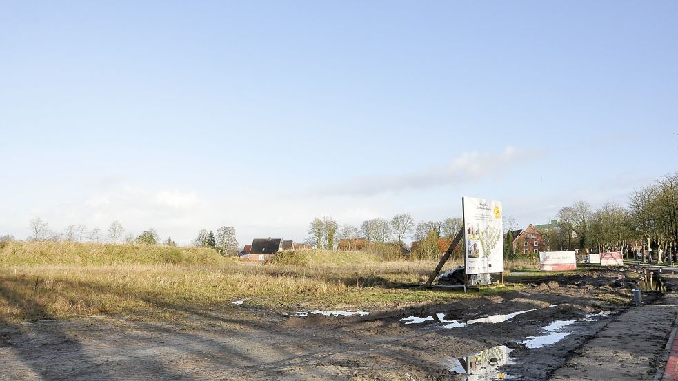 Noch ist auf dem Gelände Groninger Straße nichts von dem späteren Quartier zu erkennen. Foto: Wolters