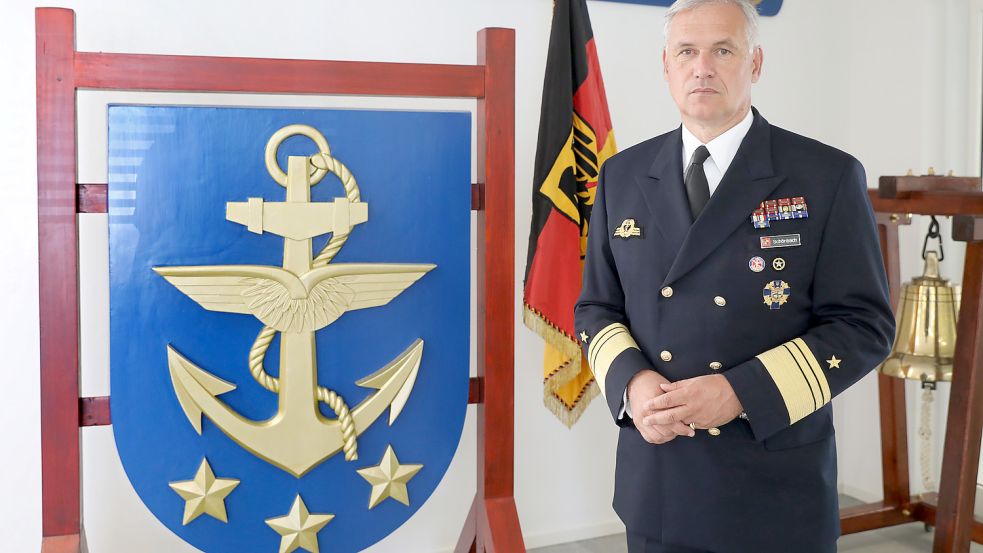 Musste nach kritischen Äußerungen zurücktreten: Marineinspekteur Kay-Achim Schönbach. Foto: dpa-Zentralbild