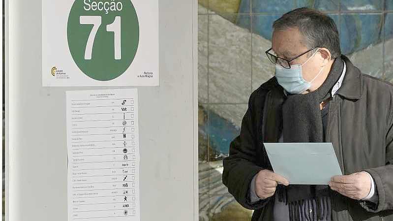 Knapp elf Millionen Wahlberechtigte waren in Portugal aufgerufen, ihre Stimme abzugeben. Foto: Armando Franca/AP/dpa
