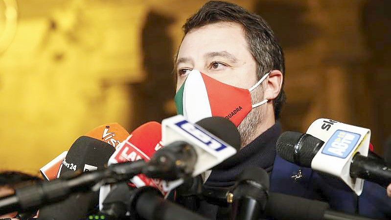 Matteo Salvini bringt ein neues Bündnis nach US-amerikanischem Vorbild ins Spiel. Foto: Cecilia Fabiano/LaPresse via ZUMA Press/dpa