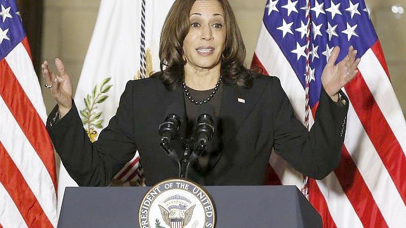 Kamala Harris wird bei der Münchner Sicherheitskonferenz Mitte Februar erwartet. Foto: Jay Laprete/ AP/dpa