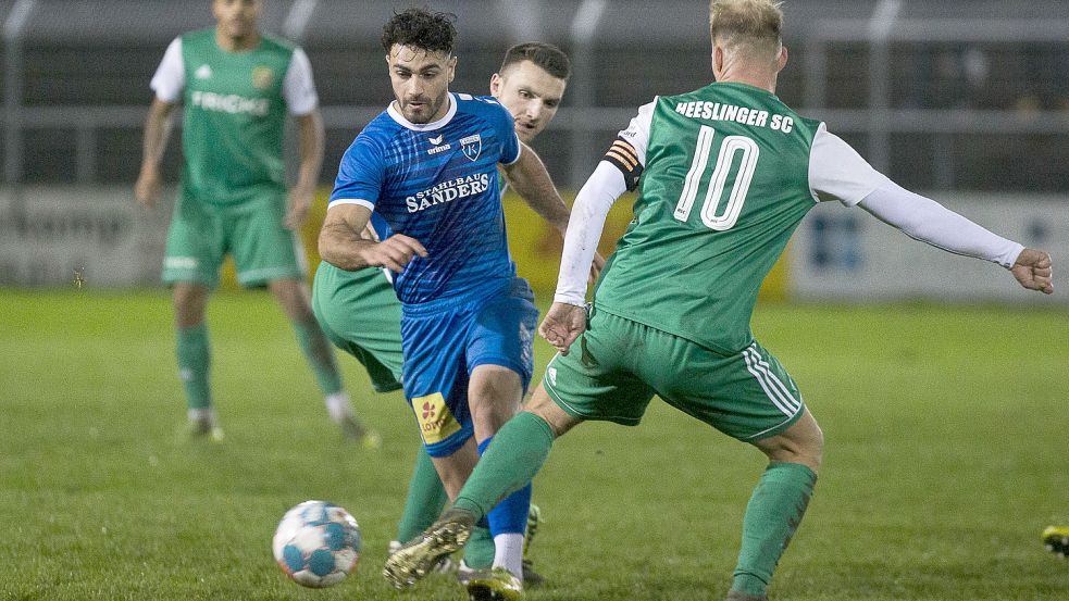 Nikky Goguadze war gegen Heeslingen in der Startformation. Foto: Doden