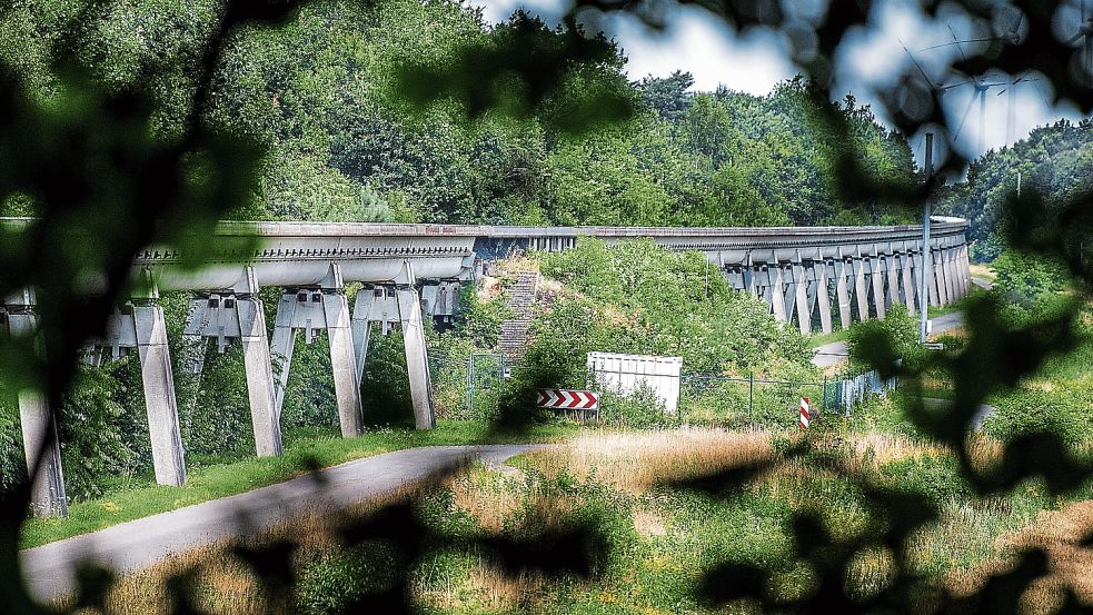 Wenn es nach Ralf Effenberger geht, könnte in zwei Jahren wieder Betrieb auf der Strecke herrschen. Foto: Schuldt/DPA