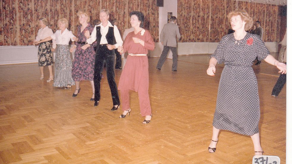 So wurde 1979 im Strücklinger Tanzstudio Baczinski Formationstanz geübt.