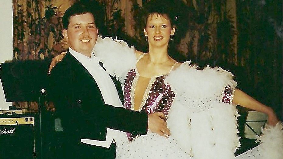 Andree Winkler mit Tanzpartnerin Anita Müller.