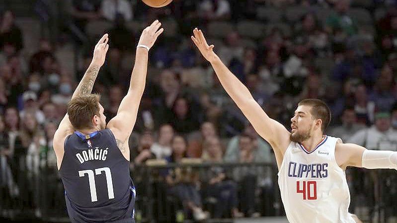 Mavericks-Star Luka Doncic erzielte 51 Punkte gegen die LA Clippers. Foto: Lm Otero/AP/dpa