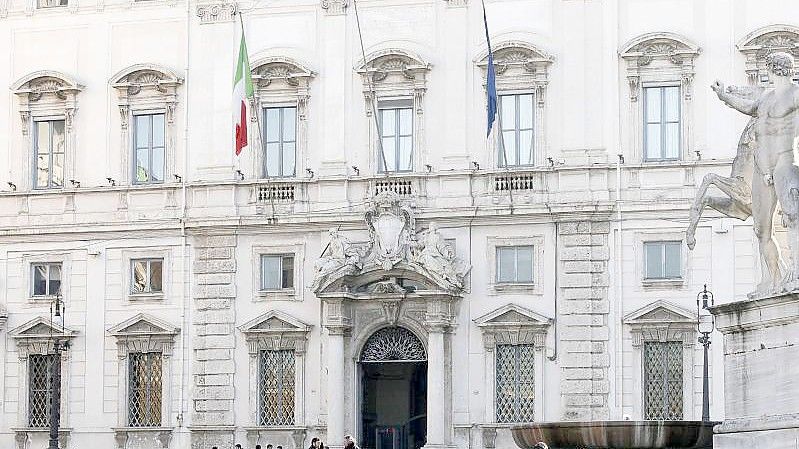 Das italienische Verfassungsgericht in Rom. Foto: Alessandro Di Meo/ANSA/dpa