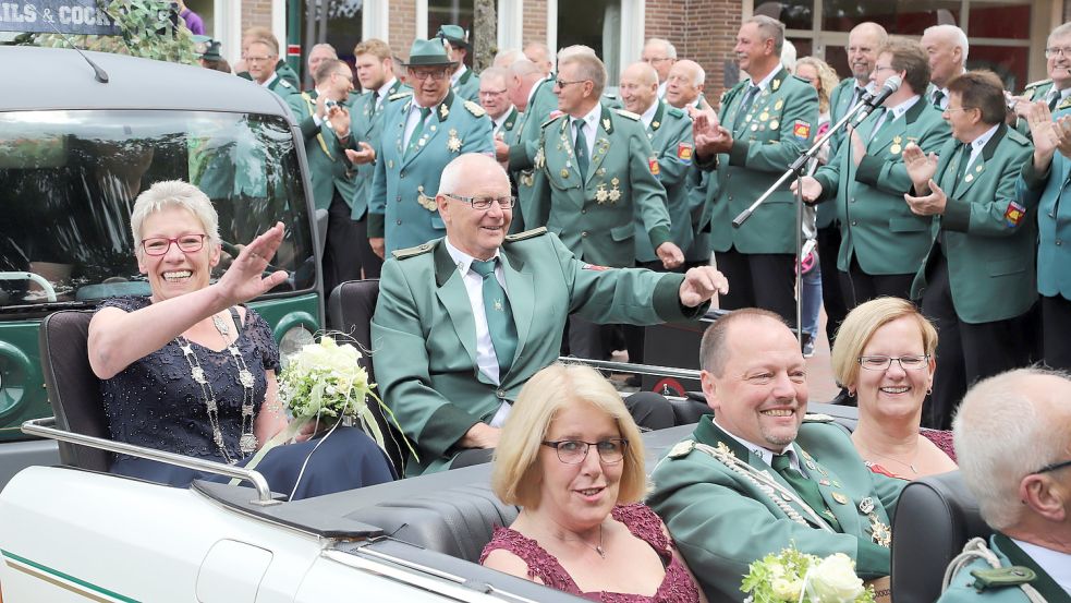 Bei der Schützengilde Barßel hofft man, nach zwei Jahren im Juli endlich wieder ein Schützenfest feiern zu können. Archivfoto: Passmann