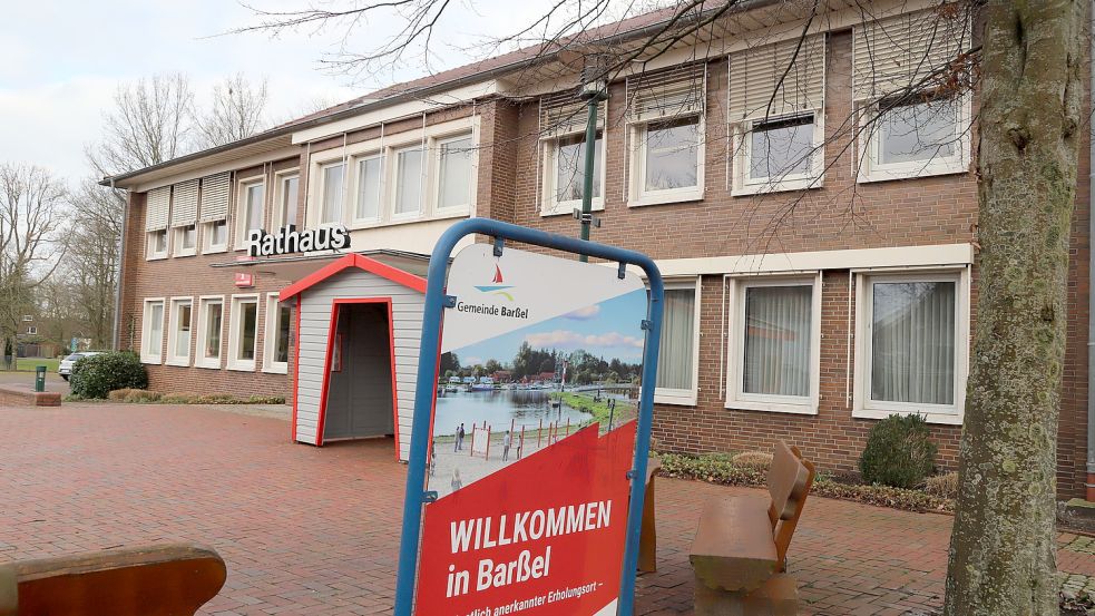 Der Neubau des Rathauses in Barßel löste in der Ratssitzung erneut Diskussionen aus. Bild Passmann