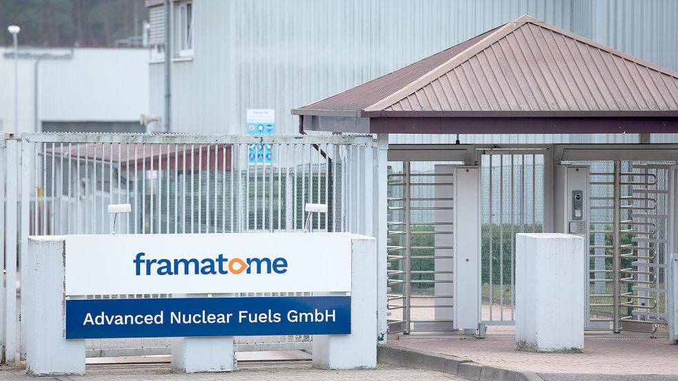 Die Brennelementefabrik in Lingen: Der französische Konzern Framatome wollte sich hier mit der russischen, staatlichen Firma Rosatom zusammenschließen. Foto: dpa