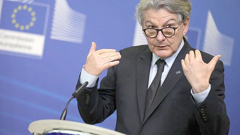 EU-Binnenmarktkommissar Thierry Breton. Foto: Virginia Mayo/Pool AP/dpa