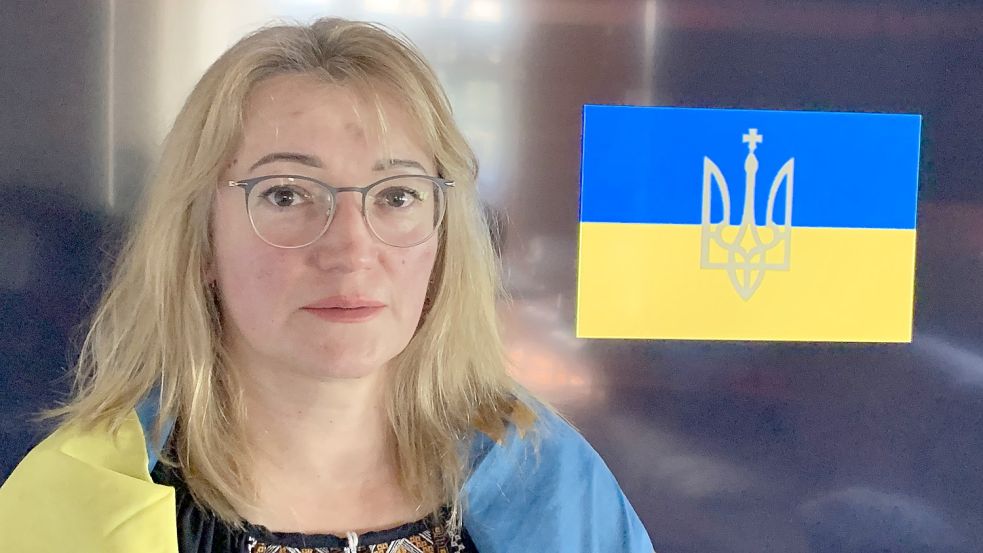 Oksana Marks aus Flachsmeer sorgt sich um die Menschen in ihrem Heimatland. Foto: Privat