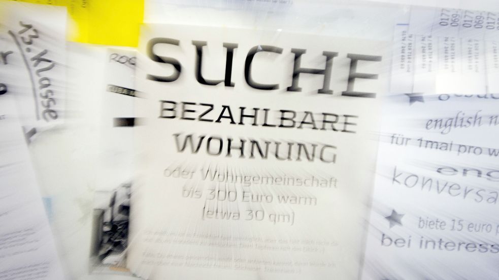 Bezahlbare Wohnungen in Leer sind schon jetzt knapp und werden in den nächsten Jahren noch knapper. Symbolbild: Rumpenhorst/dpa