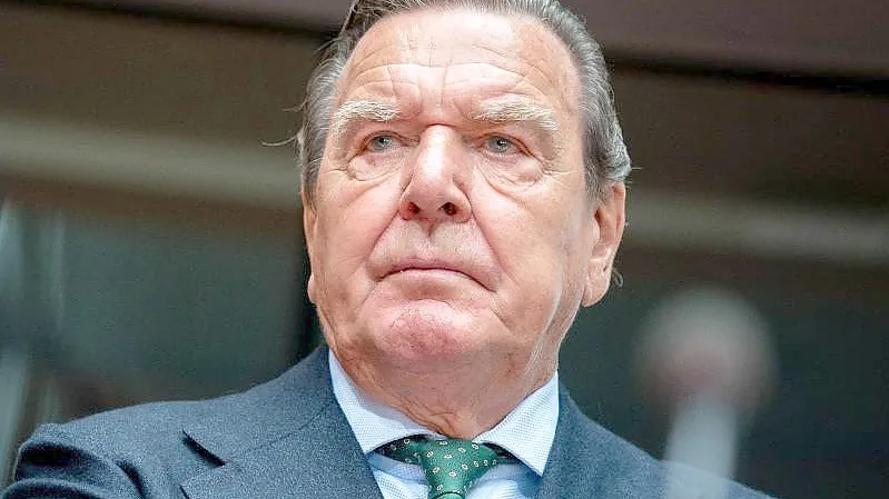 Der ehemalige Bundeskanzler Gerhard Schröder (SPD). Foto: Kay Nietfeld/dpa