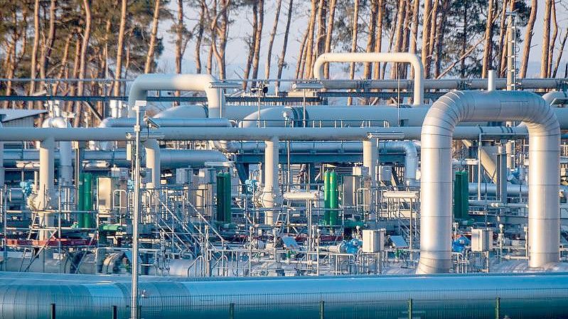 Russland droht mit einem Gas-Lieferstopp durch die Pipeline Nord Stream 1. Foto: Stefan Sauer/dpa