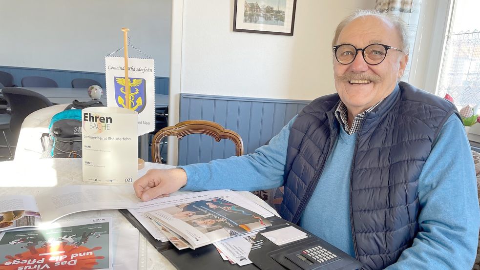 Bernd Beutel bietet als Pflege-Lotse ab April zweimal im Monat viele Informationen rund um die Pflege an. Foto: Janßen