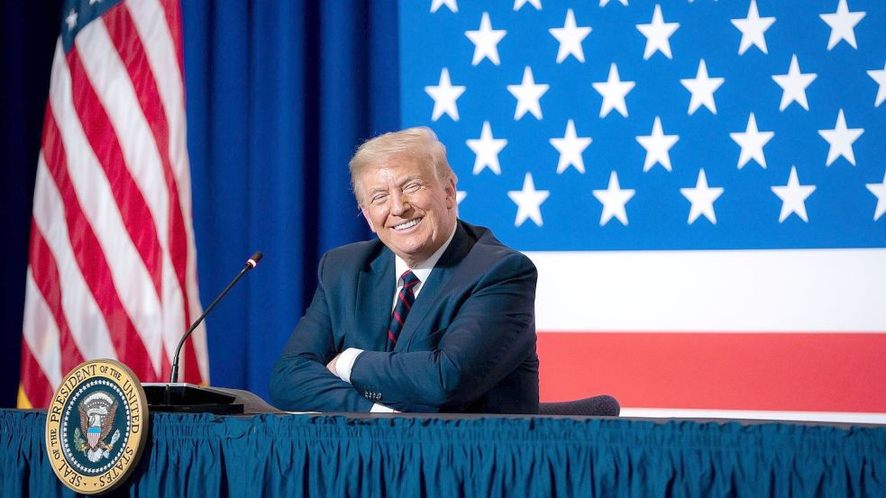 Donald Trump irritierte mit seinen Aussagen zum Ukraine-Krieg. Foto: imago images/Everett Collection