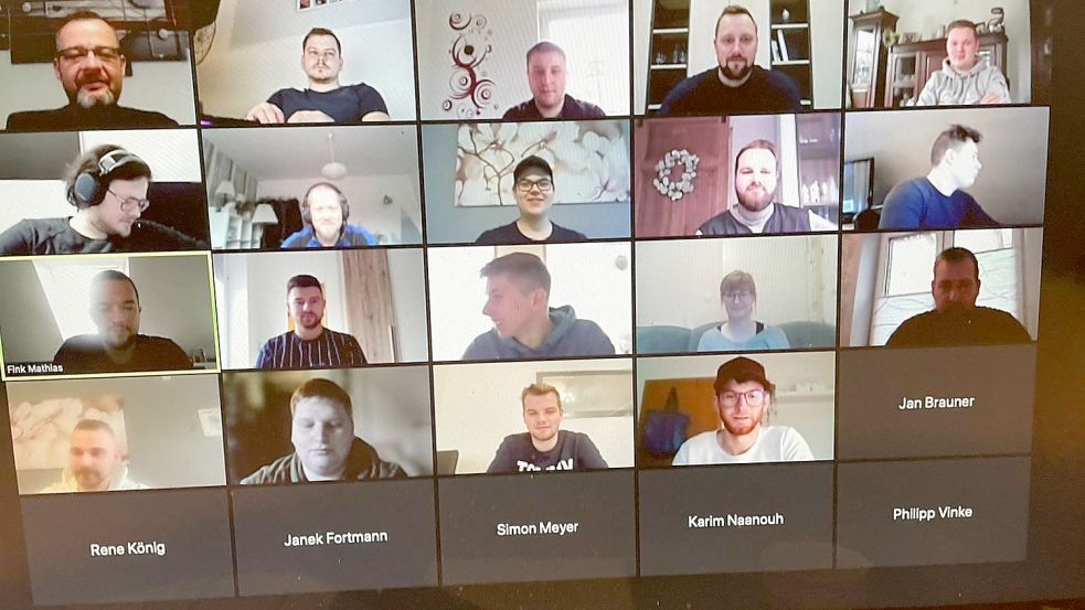 Der Unterricht fand ausschließlich online statt. Foto: Bildungswerk