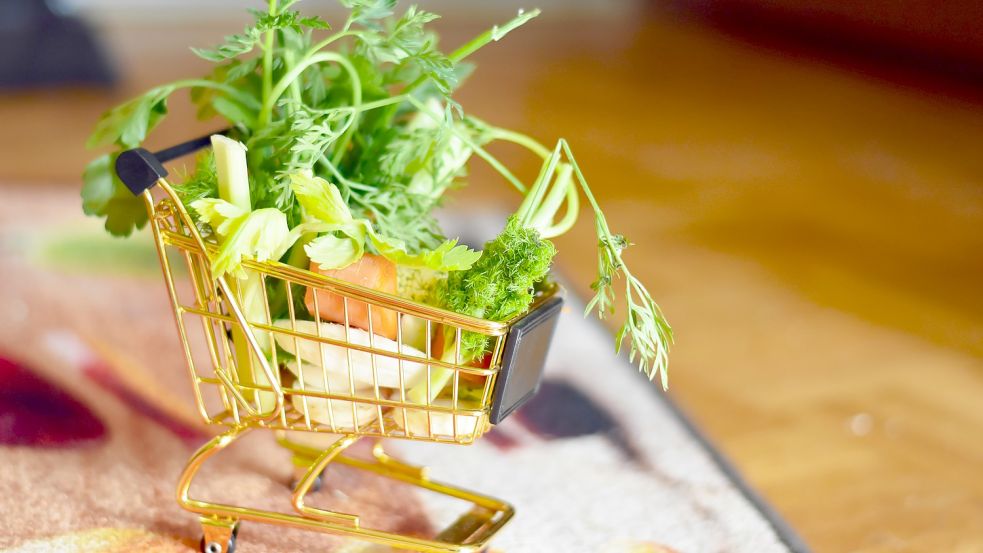 Wer regelmäßig zu viel einkauft, sollte auf einen kleineren Einkaufswagen nehmen (Symbolbild). Foto: Unsplash/Alexas_Fotos