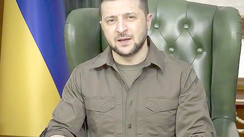 Bereits mehrfach sollen russische Kräfte versucht haben, den ukrainischen Präsidenten Wolodymyr Selenskyj auszuschalten. Foto: Uncredited/Ukrainian Presidential Press Office/AP/dpa