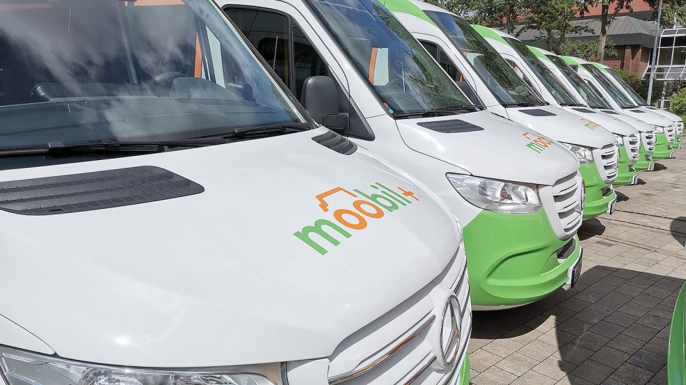 Seit Juni 2020 gibt es in Cloppenburg das Rufbus-System „moobil+“. 14 Kleinbusse verkehren seitdem im gesamten Kreisgebiet, um dessen Einwohnern zu ermöglichen, die Nachbarorte besser zu erreichen. Foto: Kreisverwaltung