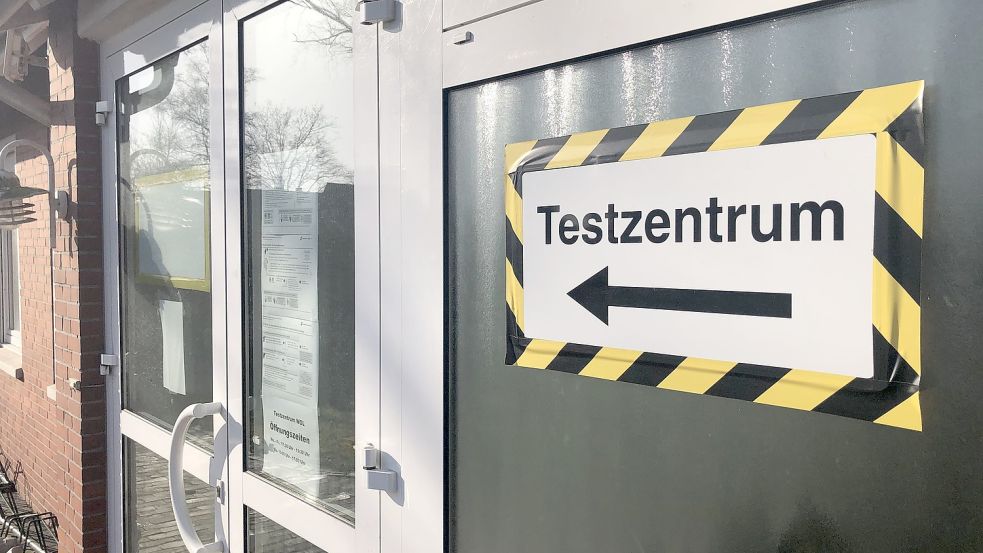 Das Testzentrum in der Begegnungsstätte in Flachsmeer wird Ende des Monats März geschlossen. Foto: Ammermann