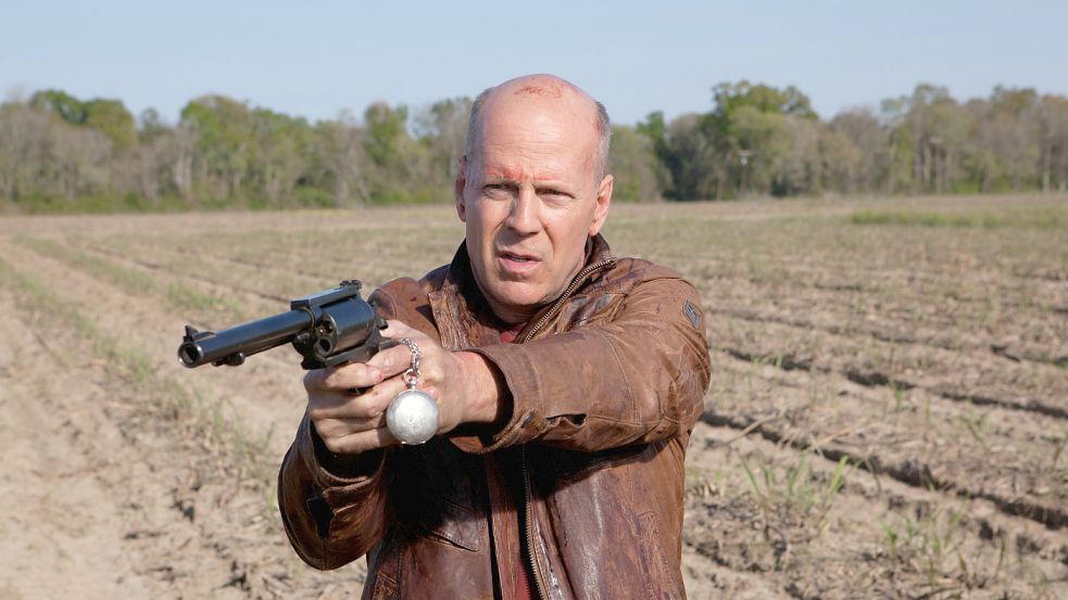Bruce Willis spielt in „Looper“ einen zeitreisenden Killer. Der Film wird von Willis-Fans wärmstens empfohlen. Welche noch? Foto: pa/obs/© 2012 Concorde Filmverleih GmbH/ProSieben Television GmbH