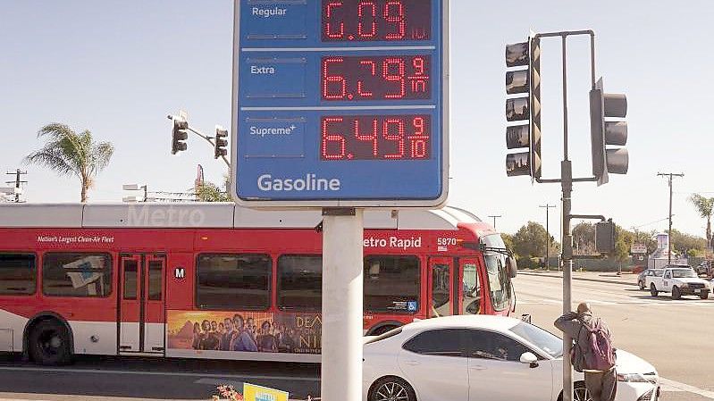 Auch in den USA sind die Benzinpreise gestiegen. Foto: Xinhua/dpa