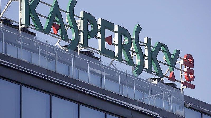 Die Zentrale des IT-Sicherheitsspezialisten Kaspersky in Moskau. Foto: Pavel Golovkin/AP/dpa