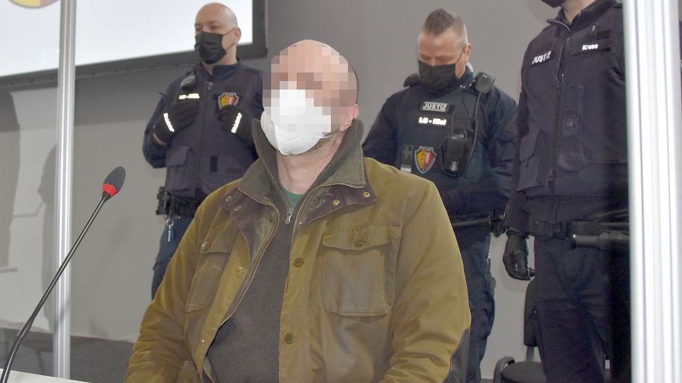 Hartmut F. auf der Anklagebank Foto: Gehm