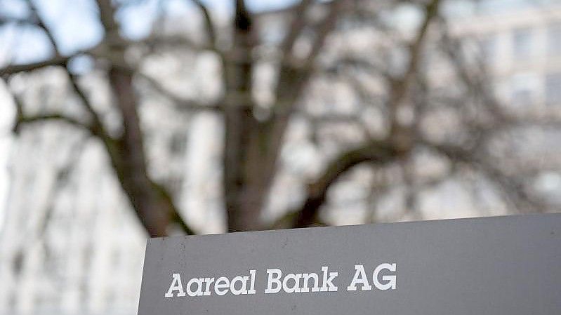 Die Aareal-Bank in Wiesbaden. Foto: Boris Roessler/dpa