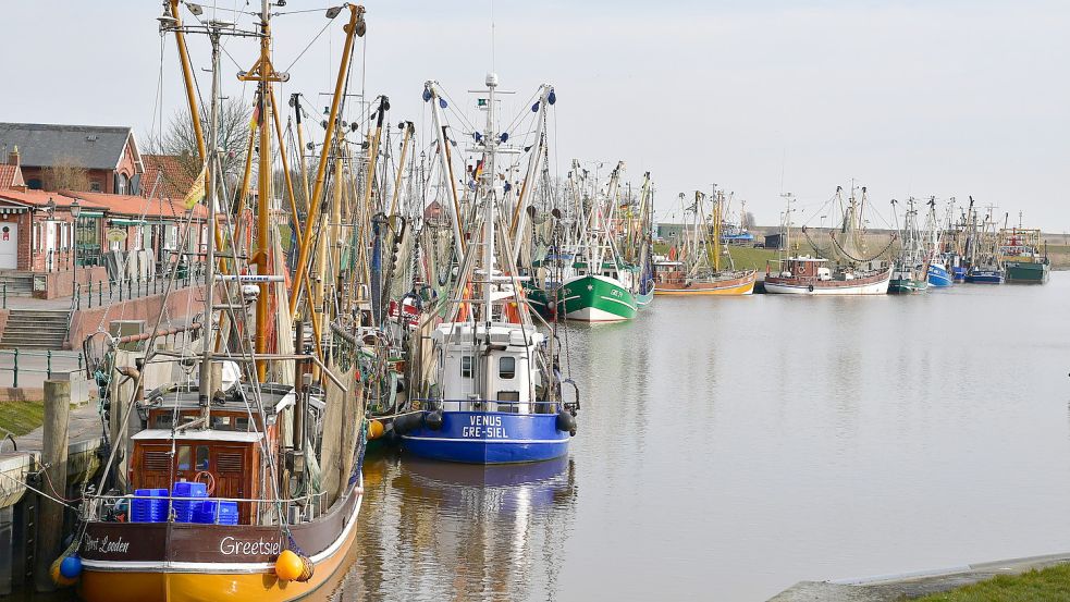 Schlechtes Wetter, hohe Spritpreise: Die Fischer in Greetsiel bangen erneut um ihre Existenz. Symbolfoto: Wagenaar/Archiv