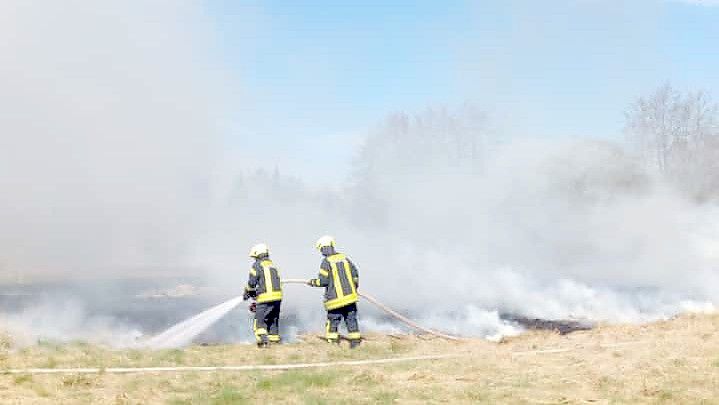 Ungefähr zwei Stunden brauchte die Feuerwehr, um die Flammen unter Kontrolle zu bringen. Foto: Brinker