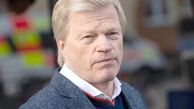 Hält einen Haaland-Transfer (noch) nicht für realisierbar: Bayern-Vorstand Oliver Kahn. Foto: Sven Hoppe/dpa