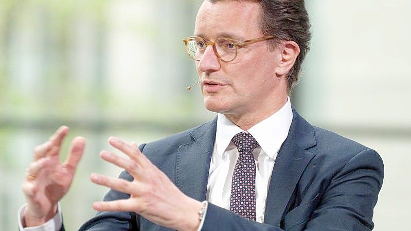 Der nordrhein-westfälische Ministerpräsident Hendrik Wüst (CDU). Foto: Henning Kaiser/dpa