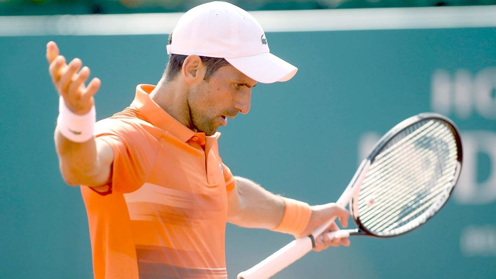 Novak Djokovic verlort überraschend vor heimischer Kulisse in Belgrad. Foto: imago images/SNA
