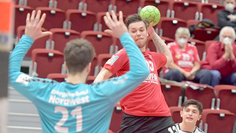 Lukas Günsel kam in der zweiten Halbzeit zum Einsatz und erzielte einige wichtige Treffer. Fotos: Ortgies