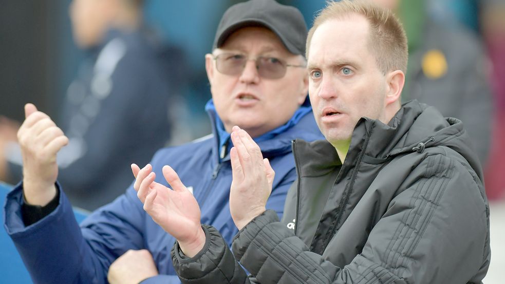 Michael Zuidema (rechts) will mit Germania ein kleines Wunder vollbringen. Foto: Ortgies