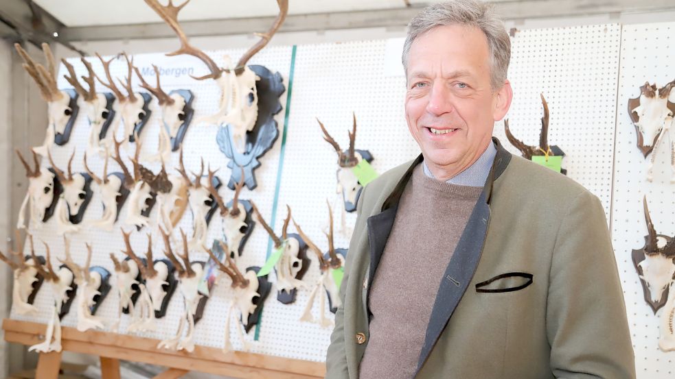 Referierte vor der Jägerschaft Coppenburg: der Präsident der Landesjägerschaft Helmut Damman-Tamke.