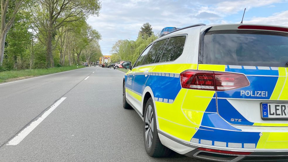 Die Polizei ist vor Ort. Foto: Kierstein