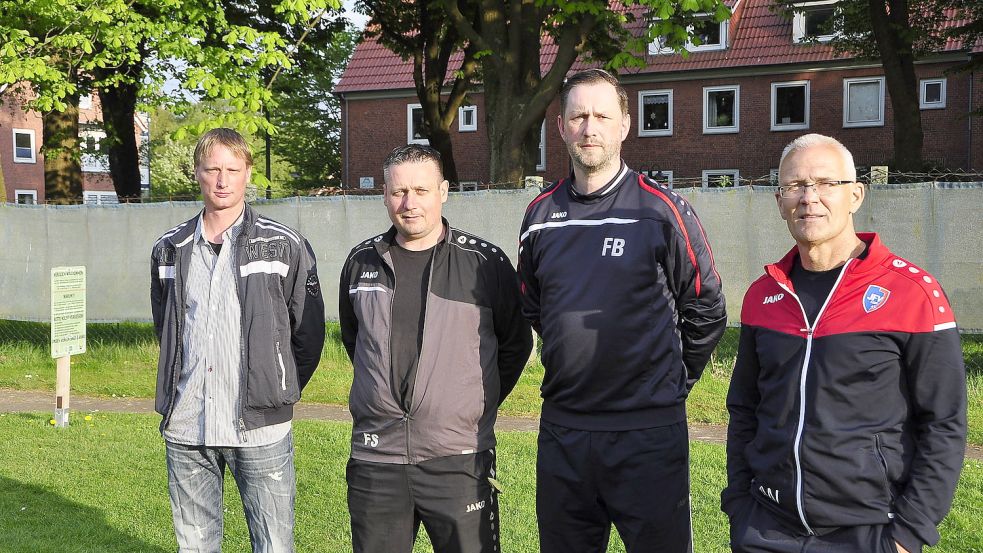 Das neue Teammanagement (von links): Frank Ammermann, Frank Scholl, Frank Bajen und Arnd Watzema. Foto: Wolters