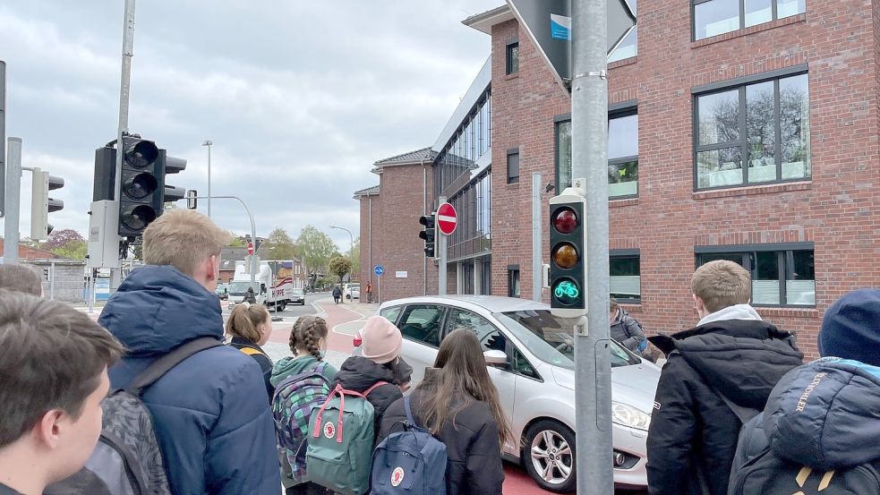 Nach wie vor ist die Ampel am Bummert nicht in Betrieb. Foto: Nording/Archiv
