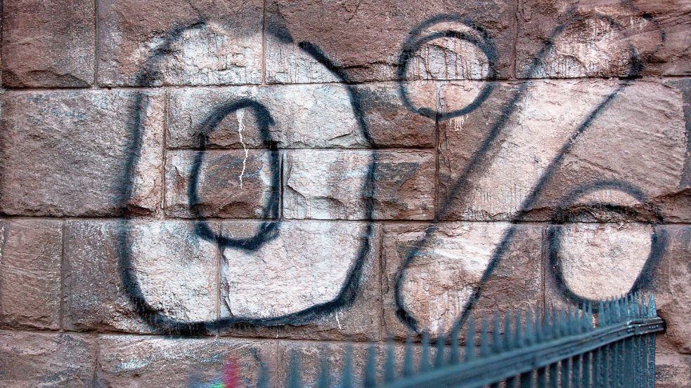 Noch ist der Leitzins der Europäischen Zentralbank (EZB) auf dem Rekordtief von null Prozent. Foto: Imago Images