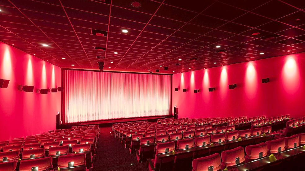 Wenn sich ausreichend Zuschauer finden, wird der gewünschte Film in einem der Kinosäle auf der Leinwand gezeigt. Foto: Ostfriesische Filmtheater GmbH
