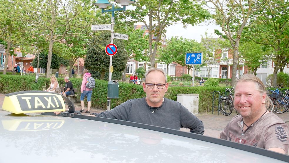 Drängen auf eine Tariferhöhung: Matthias Wolf (links) und Christian Schaller. Foto: Ferber