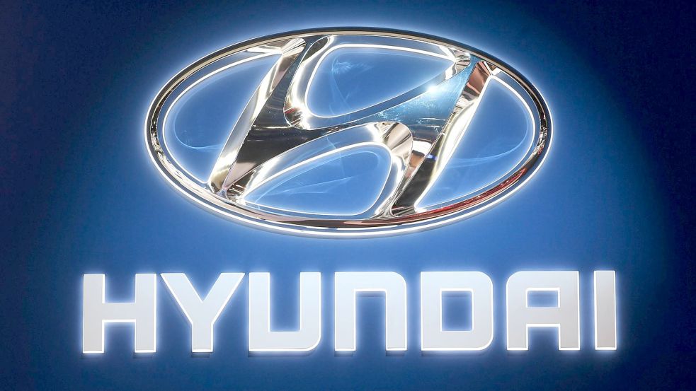 Ein Hyundai Logo, aufgenommen bei der North American International Auto Show (NAIAS) in Detroit (Michigan). Foto: Uli Deck/dpa